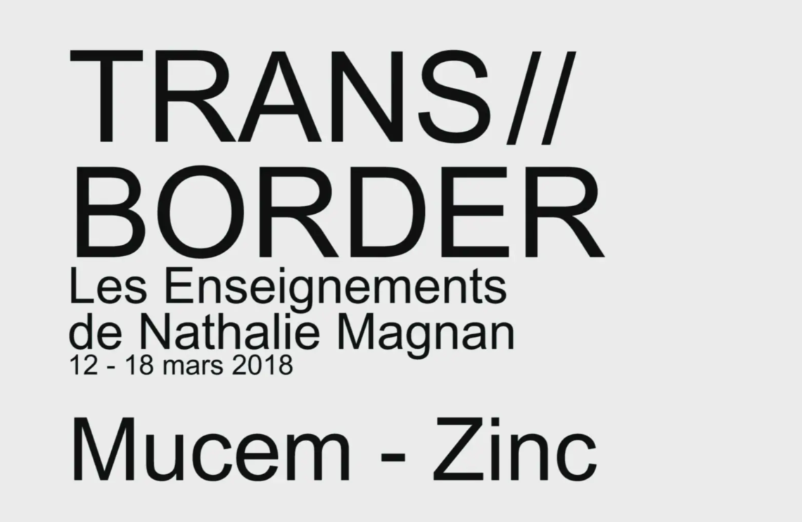 TRANS//BORDER, Les Enseignements de Nathalie Magnan  La ronde des tables